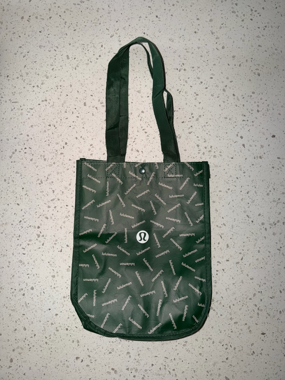 lululemon athletica Dark Green Logo Tote